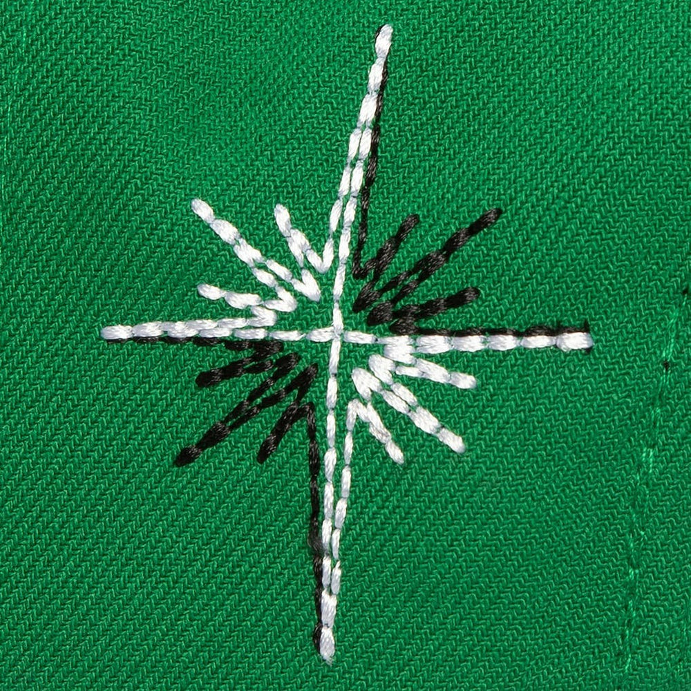 Mitchell & Ness Boston Celtics Starlight Snapback Hat Kelly Green