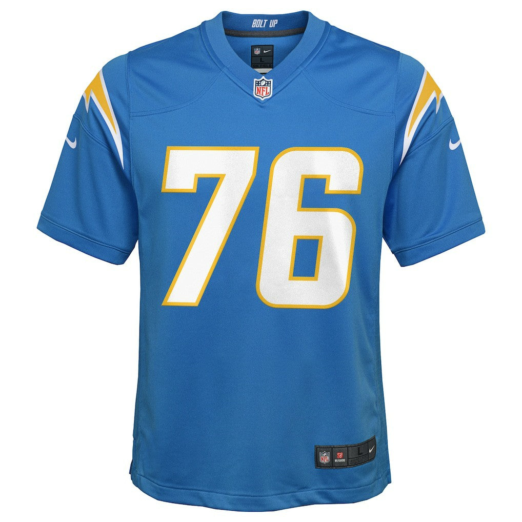 Joe Alt Los Angeles Chargers Youth Game Jersey - Powder Blue - Nike