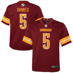 Jayden Daniels Washington Commanders Youth Game Jersey - Burgundy - Nike