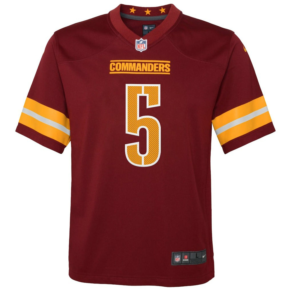 Jayden Daniels Washington Commanders Youth Game Jersey - Burgundy - Nike