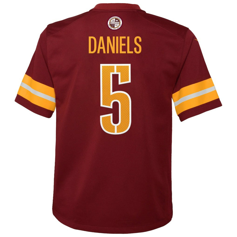 Jayden Daniels Washington Commanders Youth Game Jersey - Burgundy - Nike
