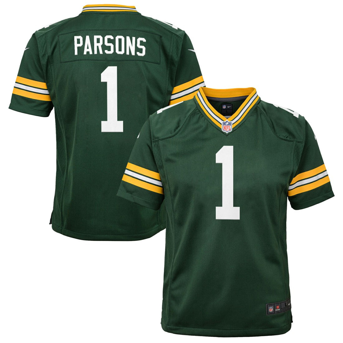 Micah Parsons Green Bay Packers Youth Game Player Jersey - Green - Nike