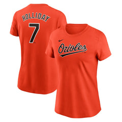 Jackson Holliday Baltimore Orioles Nike Women's Cooperstown Collection Fuse Name & Number T-Shirt for sale