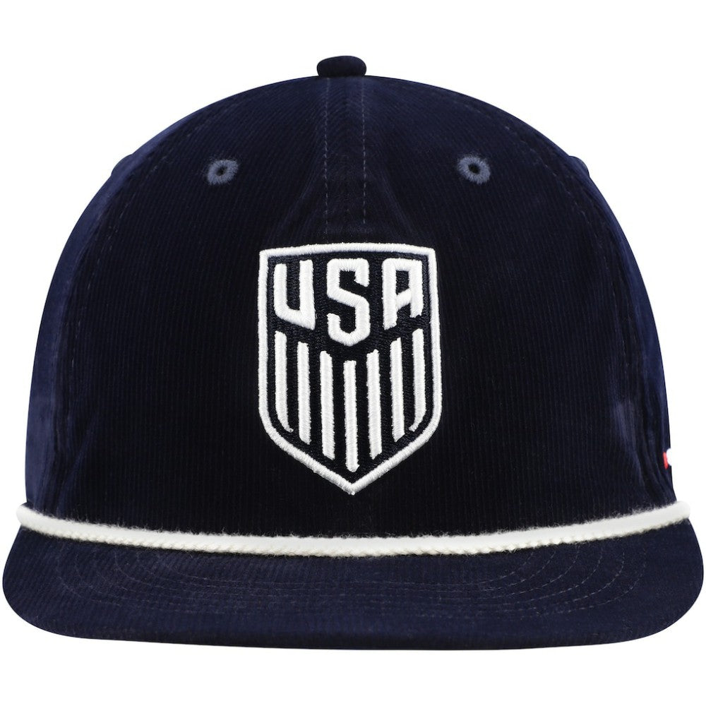 USMNT Unisex Snow Beach Corduroy Adjustable Hat Navy