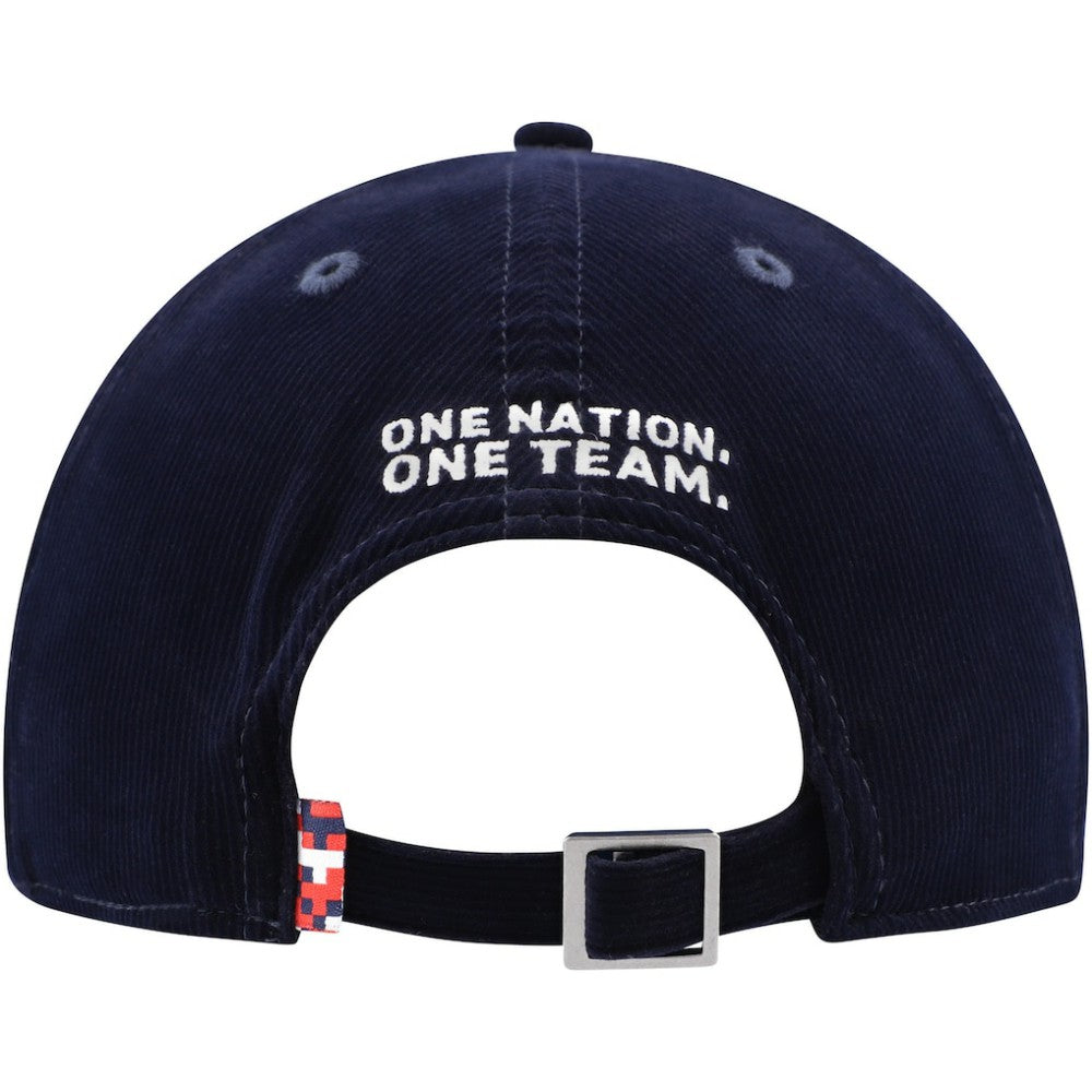 USMNT Unisex Snow Beach Corduroy Adjustable Hat Navy