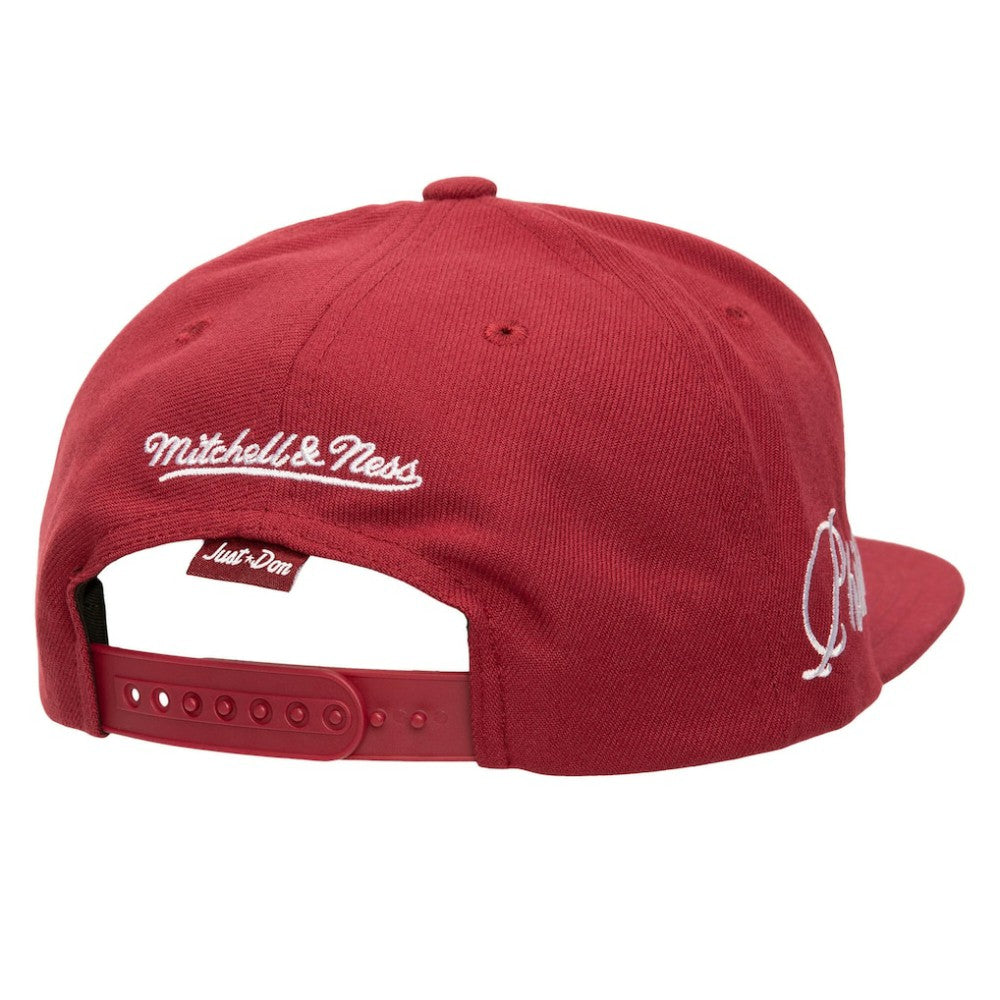 Philadelphia Phillies Mitchell & Ness Just Don x MLB Lux Script Snapback Hat Outlet