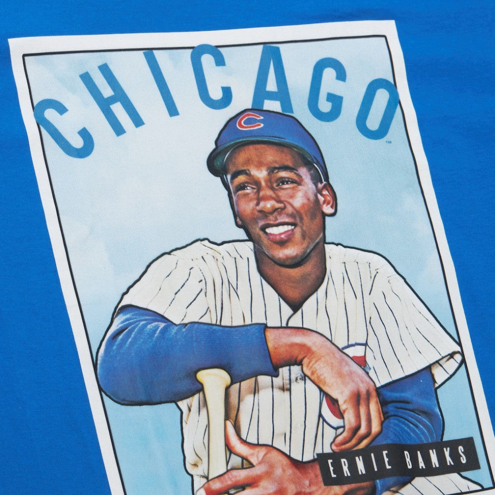 Ernie Banks Chicago Cubs Mitchell & Ness Cooperstown Collection Collectors Connection T-Shirt Near Me