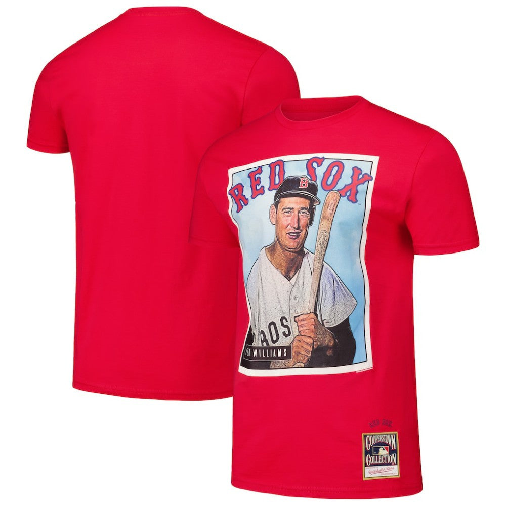 Ted Williams Boston Red Sox Mitchell & Ness Cooperstown Collection Collectors Connection T-Shirt for sale