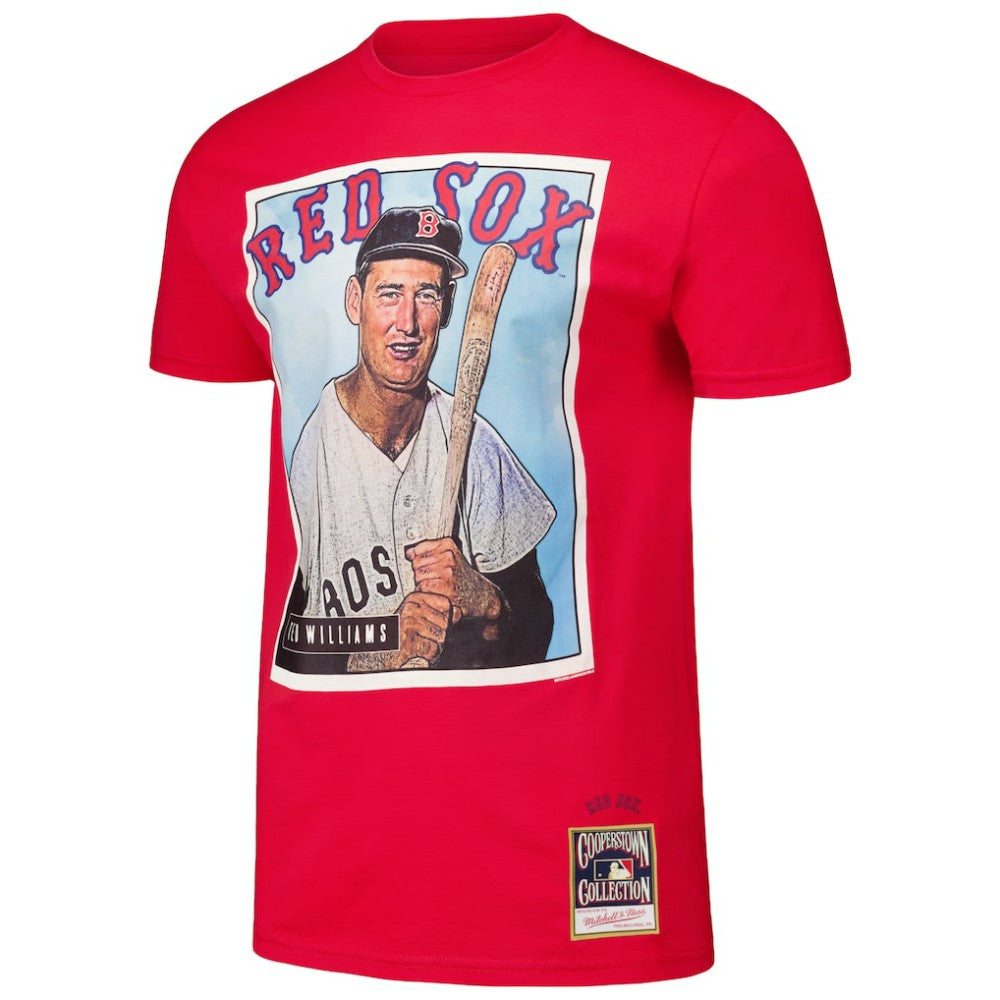 Ted Williams Boston Red Sox Mitchell & Ness Cooperstown Collection Collectors Connection T-Shirt for sale