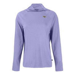 Baltimore Ravens Cutter & Buck Women's Coastline Epic Comfort Eco Recycled Funnel Neck Raglan Pullover Sweatshirt - Lavender - NFL