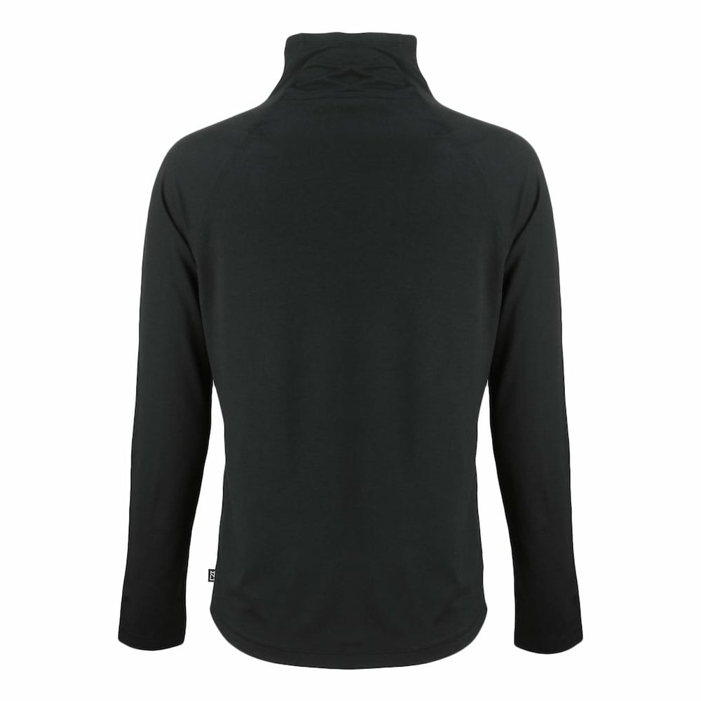 San Francisco 49ers Cutter & Buck Women's Coastline Epic Comfort Eco Recycled Funnel Neck Raglan Pullover Sweatshirt - Black - NFL