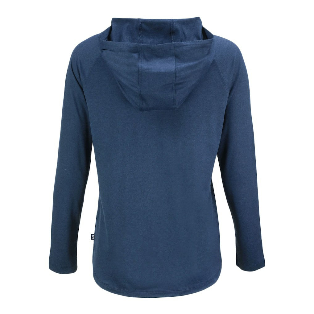 Buffalo Bills Cutter & Buck Women's Coastline Epic Comfort Eco Recycled Raglan Pullover Hoodie - Navy - NFL