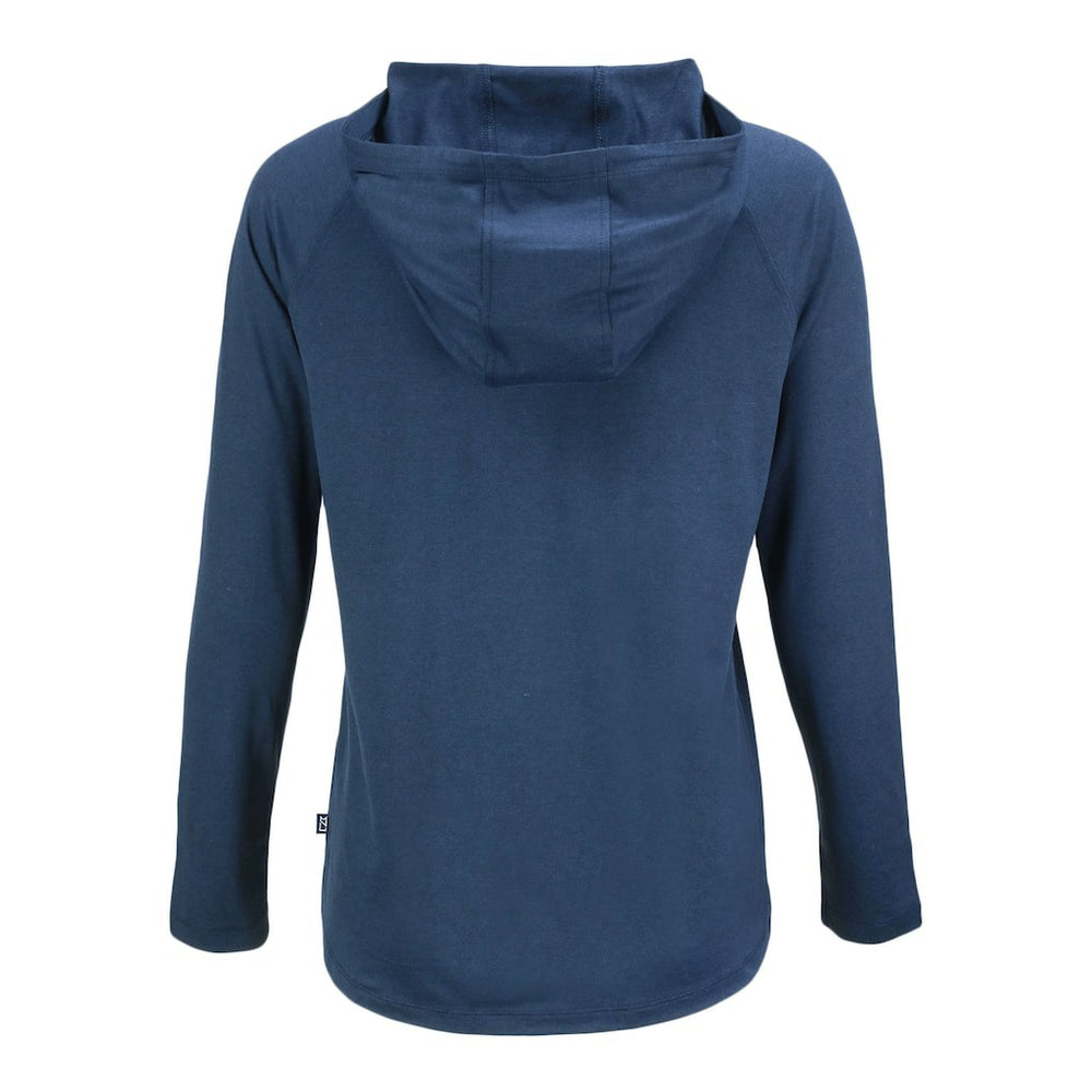 Buffalo Bills Cutter & Buck Women's Coastline Epic Comfort Eco Recycled Raglan Pullover Hoodie - Navy - NFL