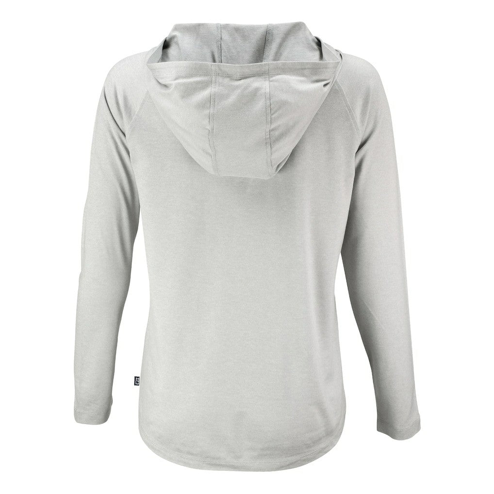 Buffalo Bills Cutter & Buck Women's Historic Coastline Epic Comfort Eco Recycled Raglan Pullover Hoodie - Gray - NFL
