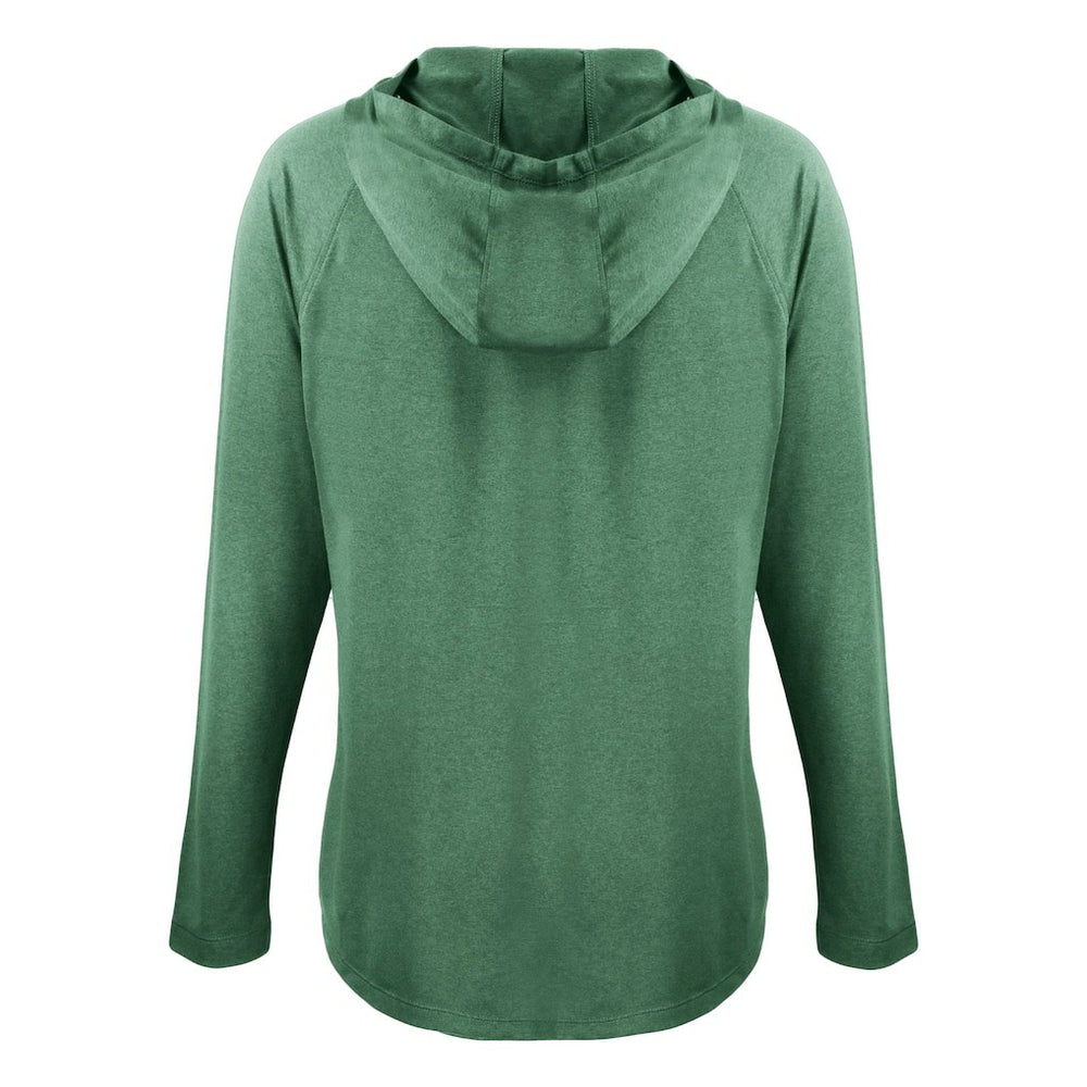 Green Bay Packers Cutter & Buck Women's Coastline Epic Comfort Eco Recycled Raglan Pullover Hoodie - Hunter Green - NFL