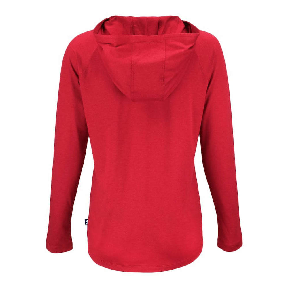 Kansas City Chiefs Cutter & Buck Women's Coastline Epic Comfort Eco Recycled Raglan Pullover Hoodie - Red - NFL