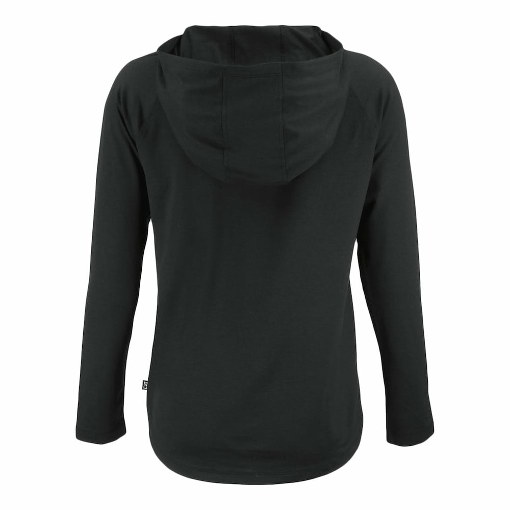 Washington Commanders Cutter & Buck Women's Coastline Epic Comfort Eco Recycled Raglan Pullover Hoodie - Black - NFL