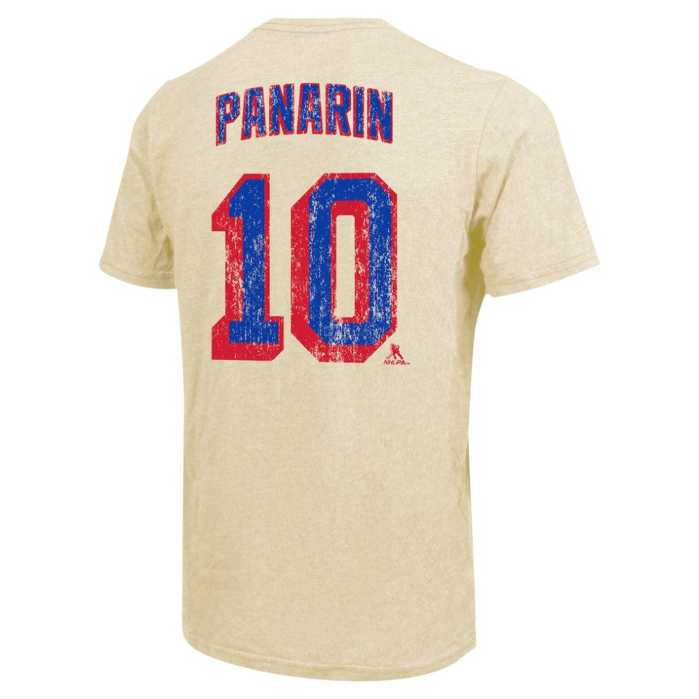 Artemi Panarin New York Rangers Majestic Threads Dynasty Name & Number Tri-Blend T-Shirt - Cream | NHL near me