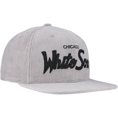 Mitchell & Ness  Chicago White Sox Male Adult Corduroy Snapback Hat Discount