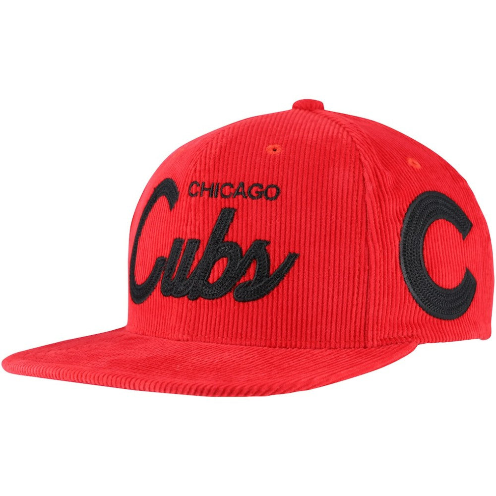 Mitchell & Ness  Chicago Cubs Male Adult Corduroy Snapback Hat Near Me