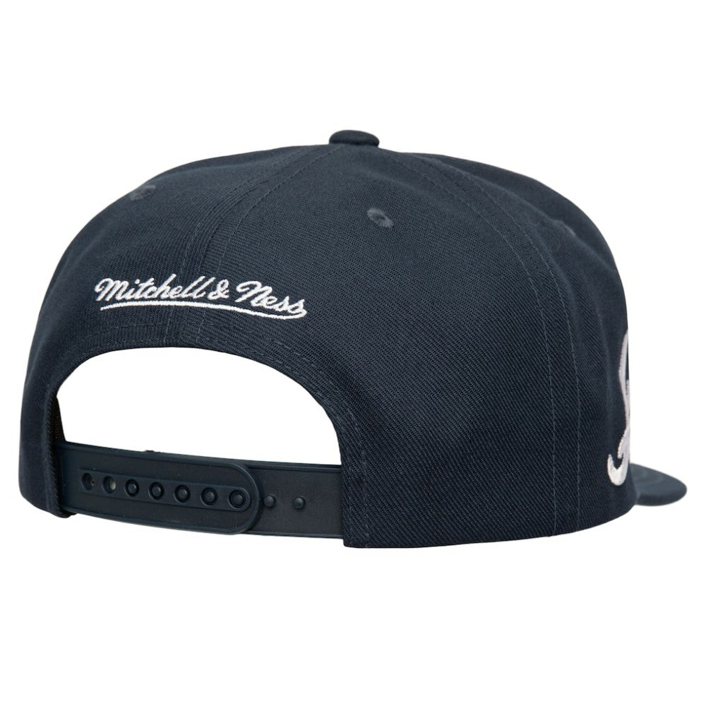 Atlanta Braves Mitchell & Ness Double Up Snapback Hat for sale