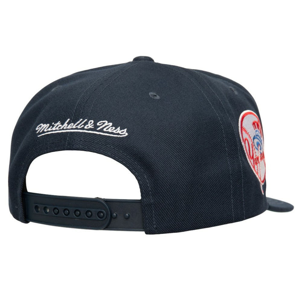 New York Yankees Mitchell & Ness Double Up Snapback Hat Discount