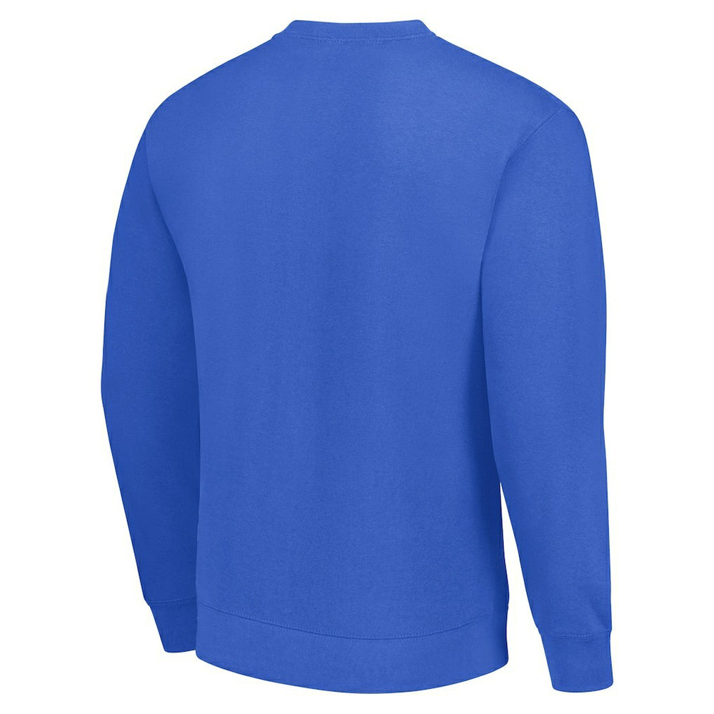 Buffalo Bills Starter Half Helmet Team Graphic Tri-Blend Fleece Pullover Sweatshirt - Royal - NFL