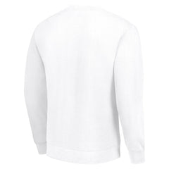 Minnesota Vikings Starter Half Helmet Team Graphic Tri-Blend Fleece Pullover Sweatshirt - White - NFL