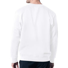 Cleveland Browns Starter Color Scratch Team Graphic Fleece Pullover Sweatshirt - White - NFL