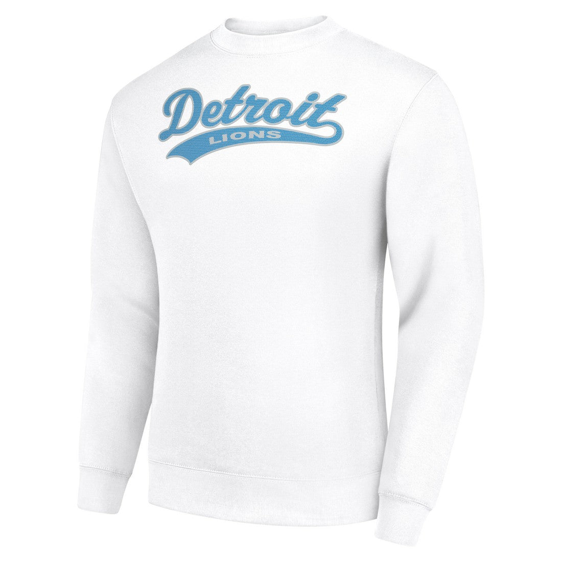 Detroit Lions Starter Tailsweep Team Graphic Tri-Blend Fleece Pullover Sweatshirt - White - NFL