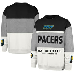 47 brand Indiana Pacers '47 Unisex 2024/25 City Edition On Five Maximalist Pullover Sweatshirt Gray