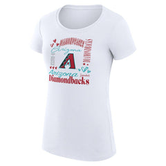 Arizona Diamondbacks G-III 4Her by Carl Banks Women's Super-Slim Fit Lightweight Collage Team Graphic Crew Neck T-Shirt Near Me