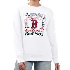 Boston Red Sox G-III 4Her by Carl Banks Women's Collage Team Graphic Fleece Pullover Hoodie Online