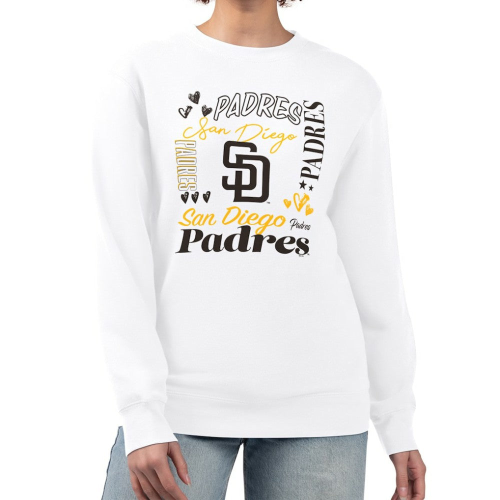 San Diego Padres G-III 4Her by Carl Banks Women's Collage Team Graphic Fleece Pullover Hoodie Discount