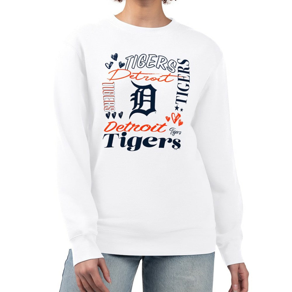 Detroit Tigers G-III 4Her by Carl Banks Women's Collage Team Graphic Fleece Pullover Hoodie Near Me