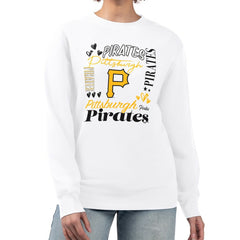 Pittsburgh Pirates G-III 4Her by Carl Banks Women's Collage Team Graphic Fleece Pullover Hoodie Near Me