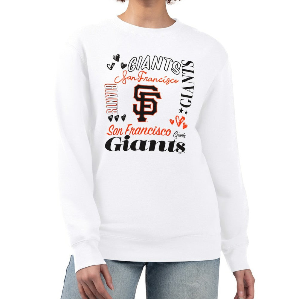 San Francisco Giants G-III 4Her by Carl Banks Women's Collage Team Graphic Fleece Pullover Hoodie for sale