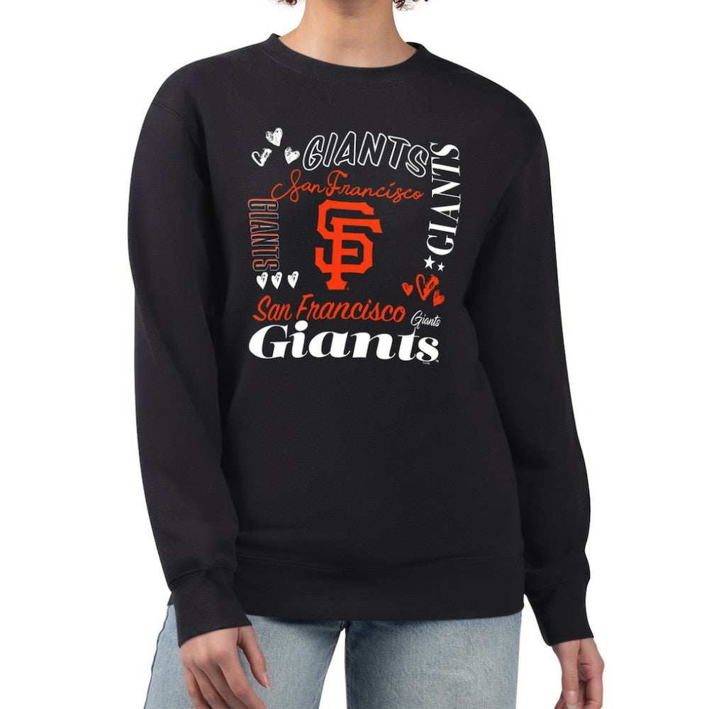San Francisco Giants G-III 4Her by Carl Banks Women's Collage Team Graphic Fleece Pullover Hoodie for sale