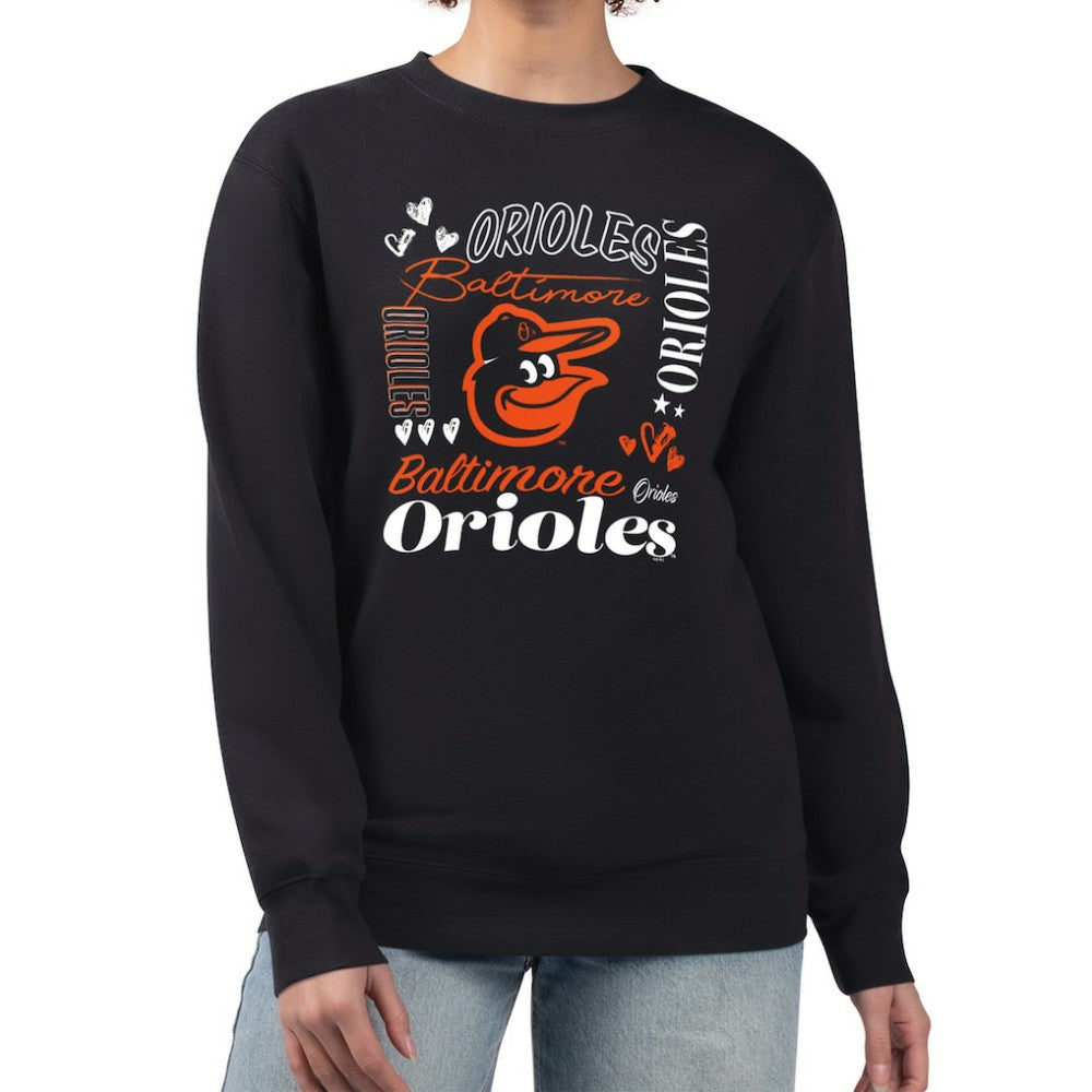Baltimore Orioles G-III 4Her by Carl Banks Women's Collage Team Graphic Fleece Pullover Hoodie Online
