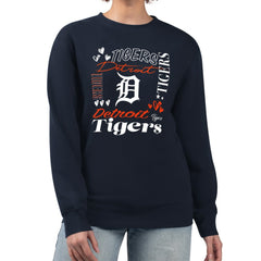 Detroit Tigers G-III 4Her by Carl Banks Women's Collage Team Graphic Fleece Pullover Hoodie Near Me