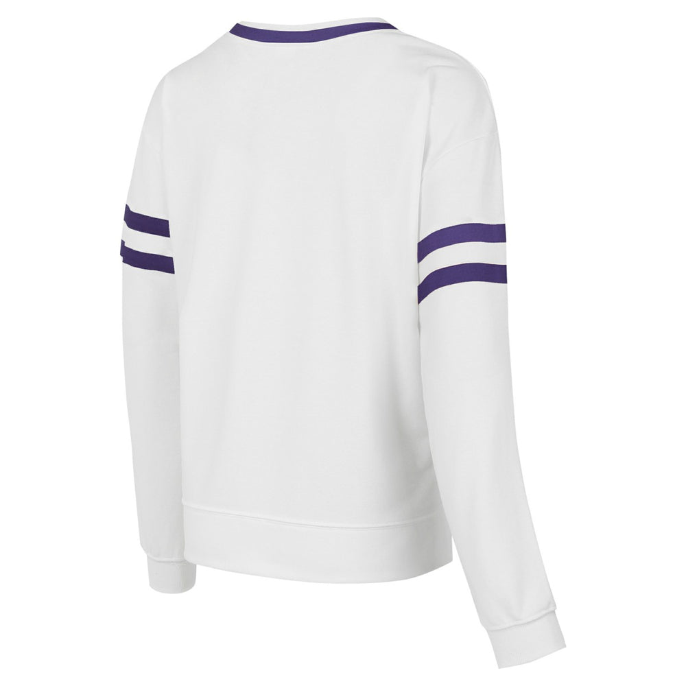 Phoenix Suns Concepts Sport Women's Borough Pullover Sweatshirt White