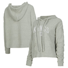 Sacramento Kings Concepts Sport Women's Ventura Comfy Pullover Hoodie Gray