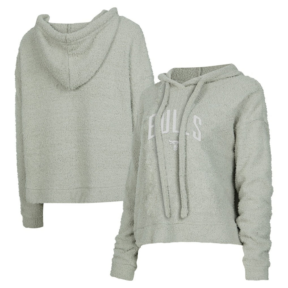 Chicago Bulls Concepts Sport Women's Ventura Comfy Pullover Hoodie Gray