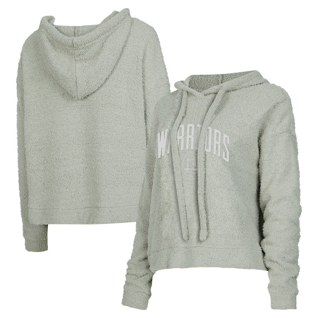 Golden State Warriors Concepts Sport Women's Ventura Comfy Pullover Hoodie Gray