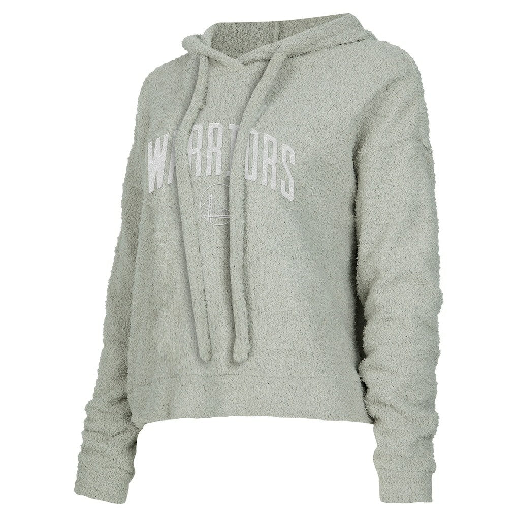 Golden State Warriors Concepts Sport Women's Ventura Comfy Pullover Hoodie Gray