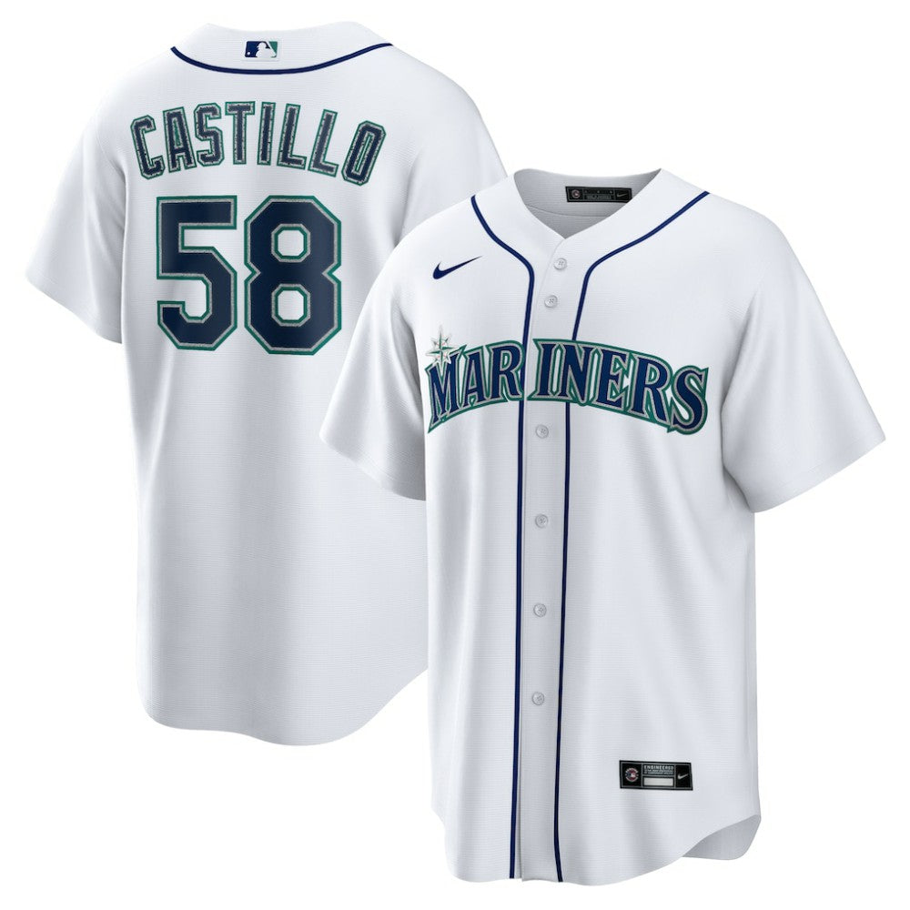 Luis Castillo Seattle Mariners Nike Home Replica Jersey Near Me