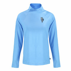 Kansas City Royals Cutter & Buck Women's City Connect Coastline Epic Comfort Eco Recycled Funnel Neck Raglan Pullover Top Outlet