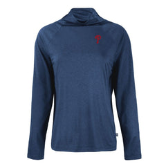 Philadelphia Phillies Cutter & Buck Women's  Coastline Epic Comfort Eco Recycled Funnel Neck Raglan Pullover Top Outlet