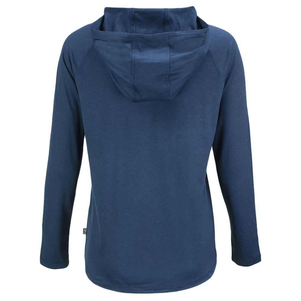 Detroit Tigers Cutter & Buck Women's Stars And Stripes Coastline Epic Comfort Eco Recycled Hoodie Raglan Long Sleeve T-Shirt Discount