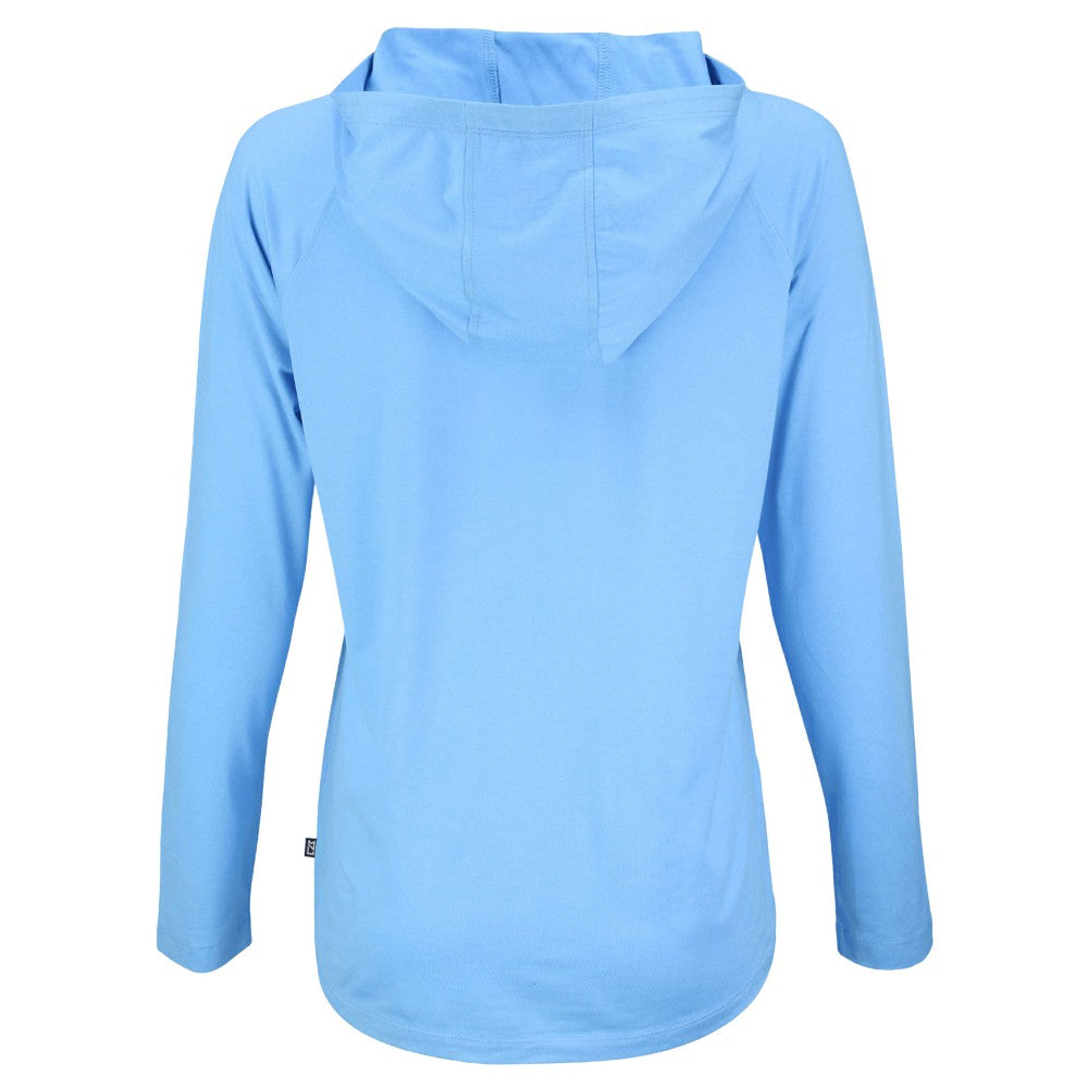Kansas City Royals Cutter & Buck Women's  Coastline Epic Comfort Eco Recycled Hoodie Raglan Long Sleeve T-Shirt Online